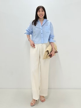 「NOLLEY’S Sophi（ノーリーズソフィ）のアイテム」を使った、sakakibaraさん（レディース・168cm）の夏コーディネート
