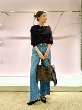 「NOLLEY’S Sophi（ノーリーズソフィ）のアイテム」を使った、sakakibaraさん（レディース・168cm）の秋コーディネート