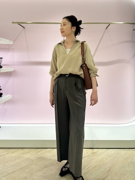 「NOLLEY’S Sophi（ノーリーズソフィ）のアイテム」を使った、sakakibaraさん（レディース・168cm）の秋コーディネート