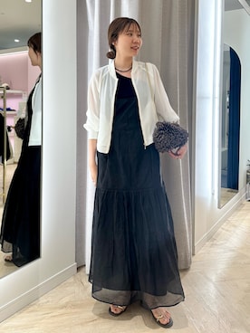 「NOLLEY’S（ノーリーズ）のアイテム」を使った、sakakibaraさん（レディース・168cm）の春コーディネート