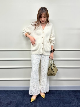 「アイテム（シュシュ）」を使った、sakakibaraさん（レディース・168cm）の秋コーディネート