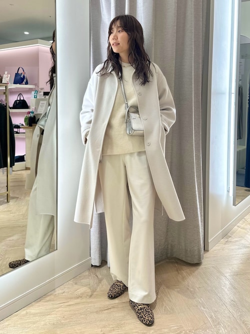 トラント⭐︎NOLLEY'S sophi ベージュワイドパンツ飯豊まりえさん NOLLEY'S Sophiのパンツを使ったコーディネート(ZOZOTOWN Yahoo!店