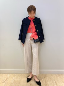 ノーリーズ☆コットンベースツイードジャケット NOLLEY'S（ノーリーズ