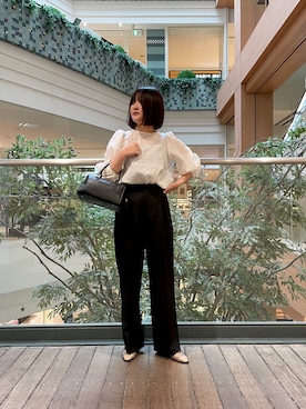 「PANIER（パニエ）のアイテム」を使った、chiharuさん（レディース・156cm）の冬コーディネート