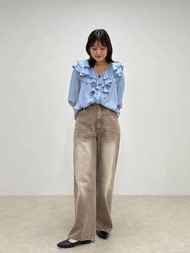 「アイテム（パンプス）」を使った、chiharuさん（レディース・156cm）の夏コーディネート