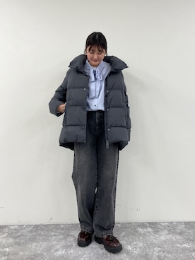 「Pyrenex（ピレネックス）のアイテム」を使った、chiharuさん（レディース・156cm）の秋コーディネート