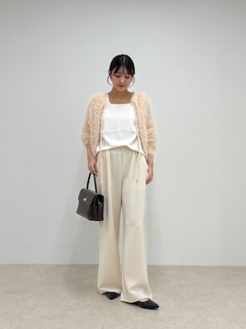 「アイテム（カーディガン/ボレロ）」を使った、chiharuさん（レディース・156cm）の夏コーディネート