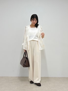 「アイテム（その他シューズ）」を使った、chiharuさん（レディース・156cm）の夏コーディネート