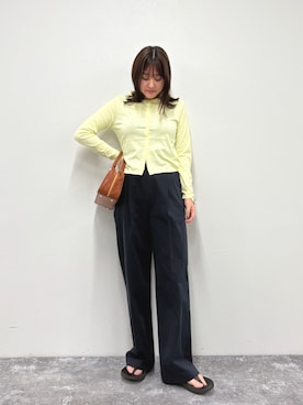 「大人カジュアルコーデ」｜「アイテム（その他シューズ）」を使った、chiharuさん（レディース・156cm）の春コーディネート