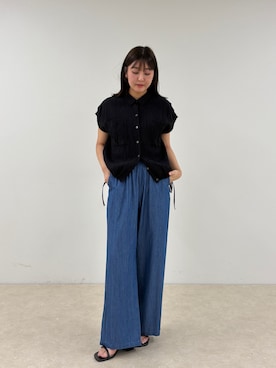 「夏」｜chiharuさん（骨格ストレート・レディース・156cm）の夏コーディネート