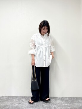 「VICE VERSA（バイスバース）のアイテム」を使った、chiharuさん（レディース・156cm）の春コーディネート