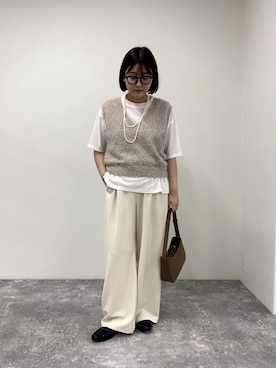 「ベストコーデ」｜「アイテム（パンプス）」を使った、chiharuさん（レディース・156cm）の夏コーディネート