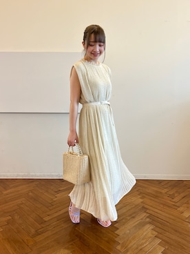 「ドットワンピ」｜aikaさん（レディース・154cm）の春コーディネート