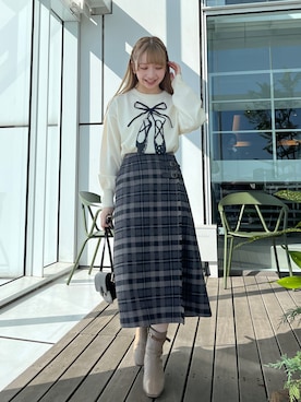 aikaさん（レディース・154cm）の秋コーディネート