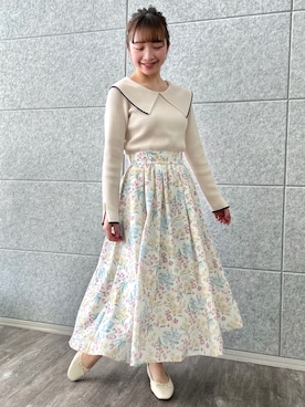 「ほめられ本命コーデ」｜「アイテム（パンプス）」を使った、aikaさん（レディース・154cm）の冬コーディネート