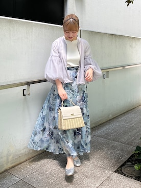 「154cm」｜「アイテム（ブルゾン）」を使った、aikaさん（レディース・154cm）の夏コーディネート