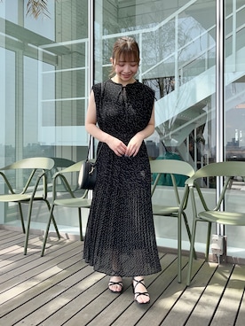 「ドットワンピ」｜aikaさん（レディース・154cm）の春コーディネート