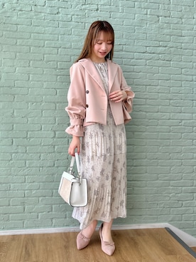 「154cm」｜「アイテム（トレンチコート）」を使った、aikaさん（レディース・154cm）の冬コーディネート