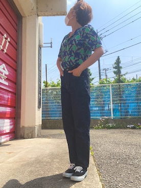 「Marc by Marc Jacobs（マークバイマークジェイコブス）のアイテム（トップス）」を使った、senzuさん（レディース・157cm）の春コーディネート