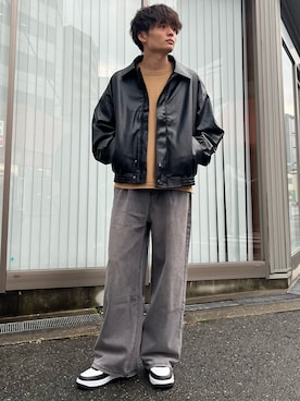 「MinoriTY（マイノリティ）のアイテム（ジャケット/アウター）」を使った、MinoriTYスタッフさん（メンズ・172cm）の秋コーディネート