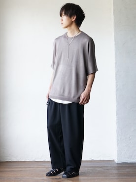 MinoriTYスタッフさん（メンズ・175cm）の春コーディネート
