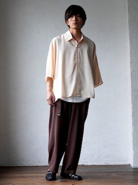 MinoriTYスタッフさん（メンズ・175cm）の春コーディネート