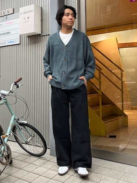 MinoriTYスタッフさん（メンズ・180cm）の秋コーディネート
