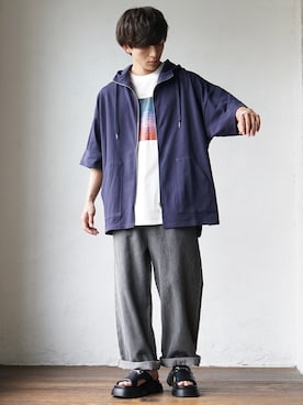 MinoriTYスタッフさん（メンズ・175cm）の夏コーディネート