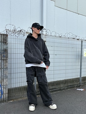 「DANKE SCHON（ダンケシェーン）のアイテム（バッグ）」を使った、😈🤖ぶんまわしRinRin👿🤖さん（メンズ・182cm）の秋コーディネート