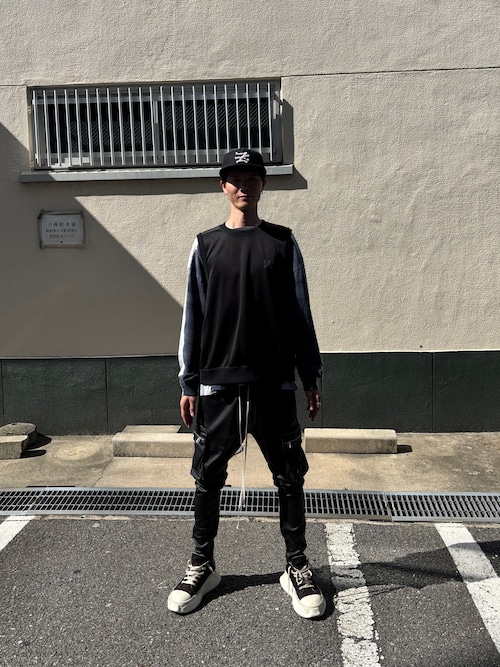 DankeSchon/ダンケシェーン/COATING FLAP ZIP POCKET PANTS（カーゴ