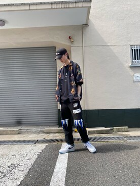 😈🤖ぶんまわしRinRin👿🤖さん（メンズ・182cm）の夏コーディネート