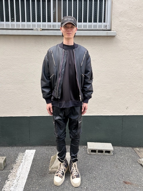 DankeSchon/ダンケシェーン/COATING FLAP ZIP POCKET PANTS