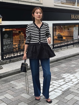 「NOLLEY’S（ノーリーズ）のアイテム」を使った、ABEさん（レディース・161cm）の秋コーディネート
