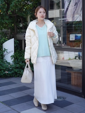 「NOLLEY’S（ノーリーズ）のアイテム」を使った、ABEさん（レディース・161cm）の秋コーディネート