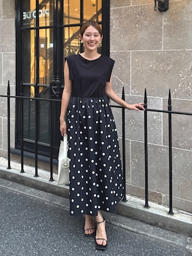 「NOLLEY’S（ノーリーズ）のアイテム」を使った、ABEさん（骨格ストレート・レディース・161cm）の夏コーディネート