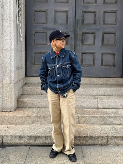 Levi's ユーティリティ トラッカージャケットCHIZU MID RINSE Levi's ユーティリティ トラッカージャケットCHIZU MID RINSE Levi's