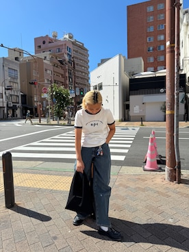 「Levi's（リーバイス）のアイテム」を使った、129.129  さん（レディース・156cm）の夏コーディネート