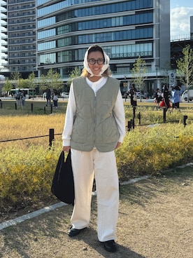 「CANAL JEAN（キャナルジーン）のアイテム」を使った、129.129  さん（レディース・158cm）の春コーディネート