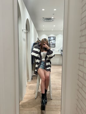 「アイテム（キャミソール）」を使った、miinaさん（レディース・153cm）の春コーディネート