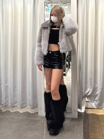 ハイウエストフェイクレザーショートパンツ｜ジェイダ（GYDA）公式通販