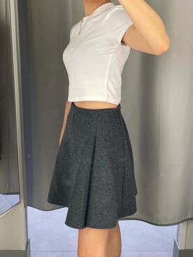 「skirt」｜「アイテム（シューズ）」を使った、nanam1108さん（レディース・160cm）の冬コーディネート