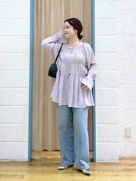 「アイテム（パンプス）」を使った、りみさん（レディース・155cm・20代）の春コーディネート