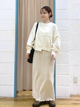 「アイテム（スウェット）」を使った、りみさん（レディース・155cm・20代）の秋コーディネート
