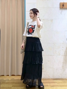 「アイテム（シューズ）」を使った、りみさん（レディース・155cm・20代）の夏コーディネート