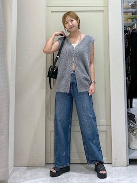 「アイテム（ベスト）」を使った、いそまるさん（レディース・168cm・20代）の夏コーディネート