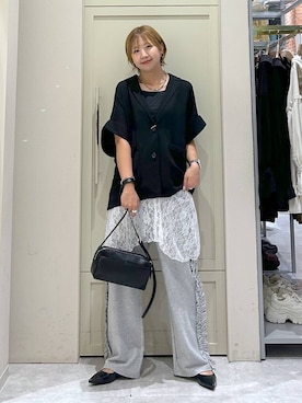 「アイテム（タンクトップ）」を使った、いそまるさん（レディース・168cm・20代）の秋コーディネート