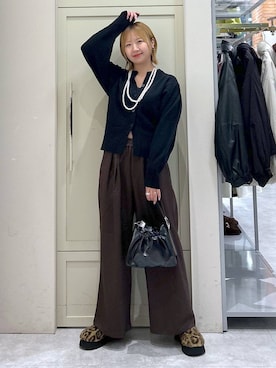 「アイテム（キャミソール）」を使った、いそまるさん（レディース・168cm）の秋コーディネート