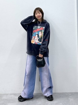 「Anui（アニュイ）のアイテム（アクセサリー）」を使った、いそまるさん（レディース・168cm）の冬コーディネート