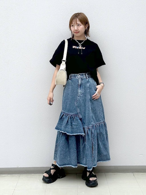 ケイコ　bibiy風 フリルスカート ジュリアブティック JULIA BOUTIQUE ショート丈・コルセット風