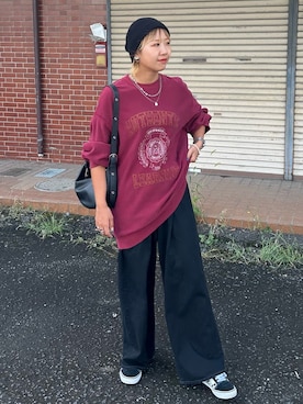 「メンズライク女子」｜いそまるさん（レディース・168cm・20代）の夏コーディネート